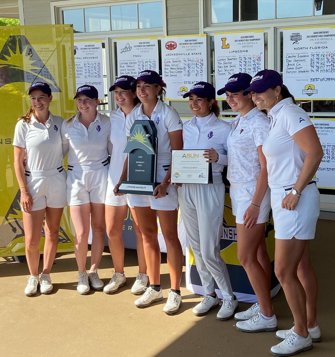 2023 ASUN WOMEN’S GOLF CHAMPIONS!🤘🏼🦬 <a href="/LipscombWGolf/">Lipscomb Women’s Golf</a>