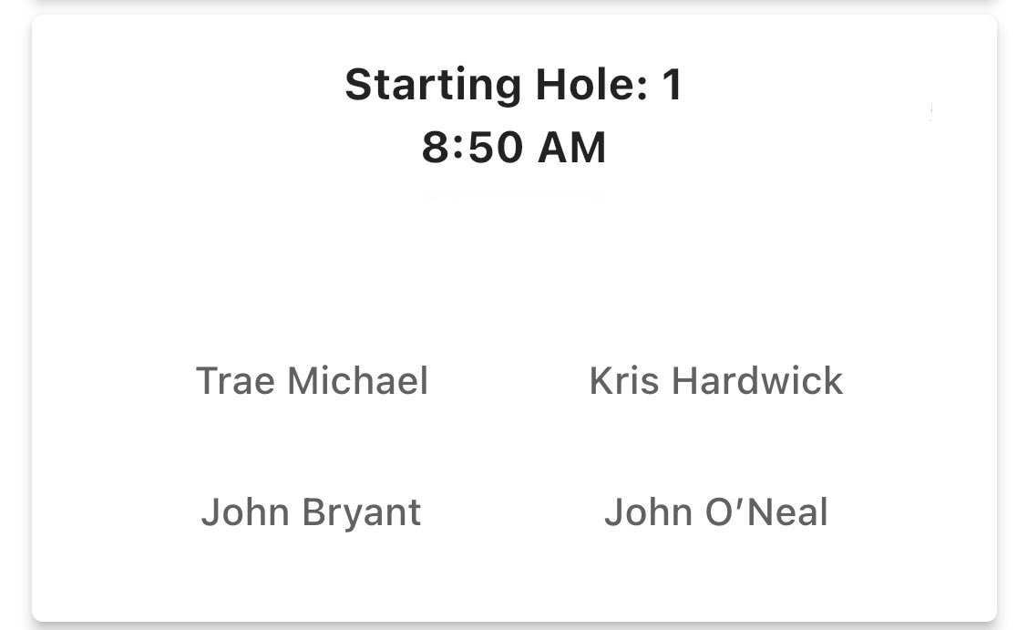 HRMasters_'s tweet photo. Tee times and pairings for 2023 Hosel Rocket Masters presented by Precise Welding Services. https://t.co/M1CTyxYsEJ
