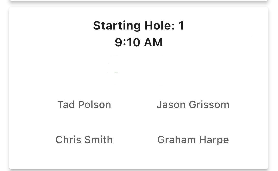 HRMasters_'s tweet photo. Tee times and pairings for 2023 Hosel Rocket Masters presented by Precise Welding Services. https://t.co/M1CTyxYsEJ