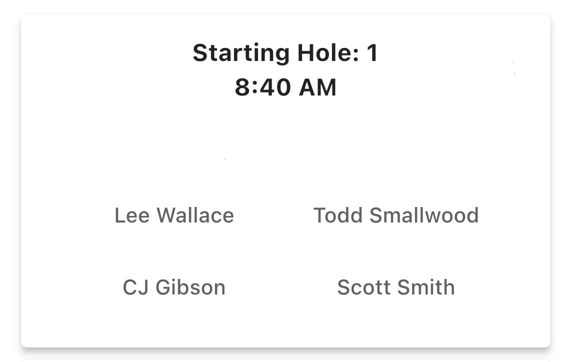 HRMasters_'s tweet photo. Tee times and pairings for 2023 Hosel Rocket Masters presented by Precise Welding Services. https://t.co/M1CTyxYsEJ
