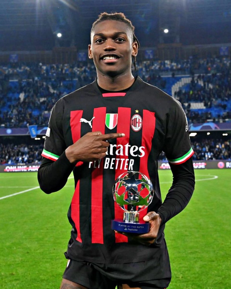 PortugalTalks's tweet photo. I mean... who else? 

Rafael Leão won MOTM in the Napoli-Milan game tonight. https://t.co/Ftqja592pC