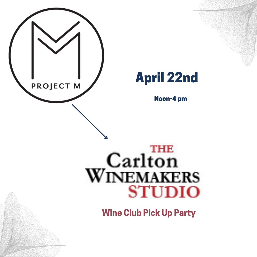 If you can only visit one winery, it should be the Carlton Winemakers Studio. Sixteen producers under one roof, and all of them are great! So join us on April 22nd for their Spring Wine Club Pick-Up Party. 
winemakersstudio.com/upcoming-event…