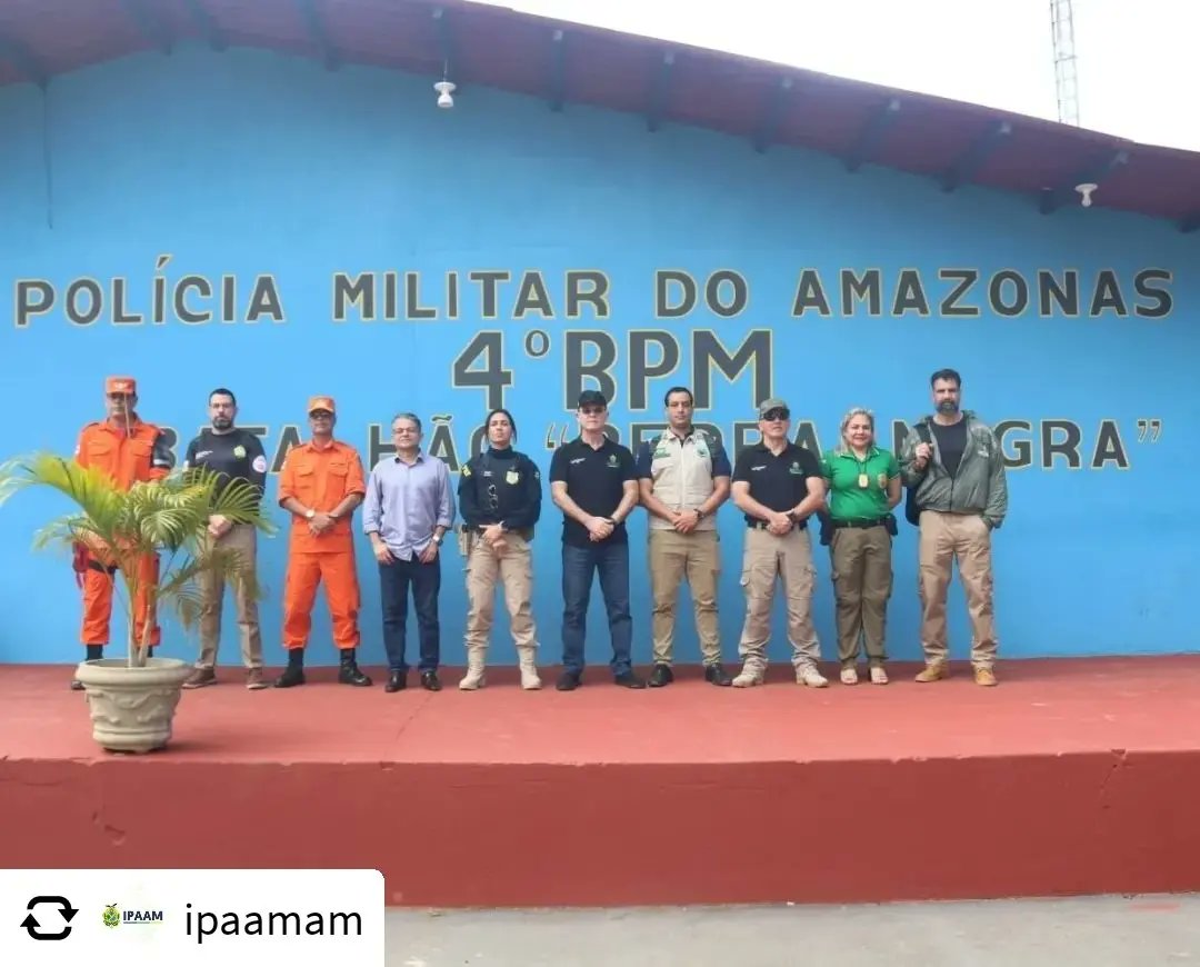 amipaam's tweet photo. O diretor-presidente do Ipaam, Juliano Valente, esteve presente na solenidade de lançamento da Operação Tamoitatá 3, no município de Humaitá. 

A operação é coordenada pelo Ipaam e integra as forças ambientais e de segurança pública #ipaam #tamoiotata https://t.co/i6Ez0MrYFp