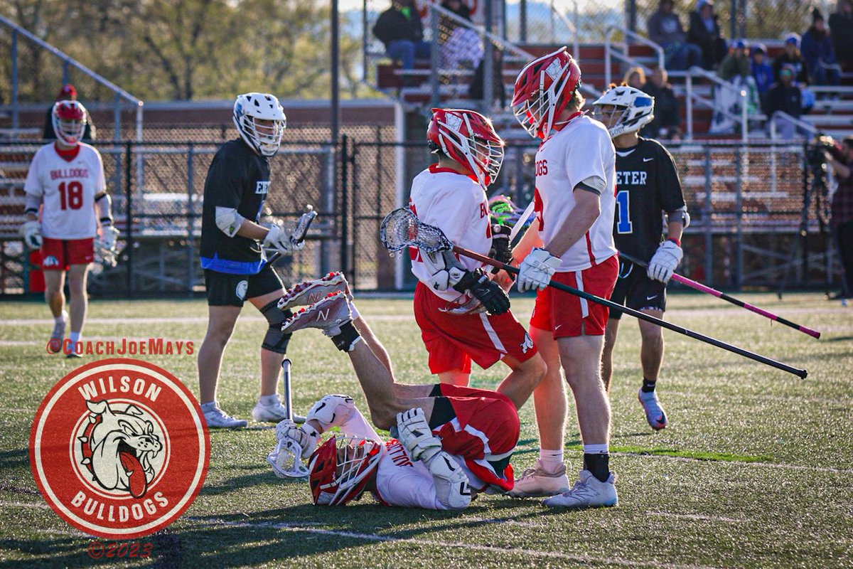 After back-to-back goals by Air Brensinger to start Q2, <a href="/wilsonhslax/">Wilson Lacrosse</a> boys lead Exeter 5-0. Everyone was very hyped. #WilsonSD