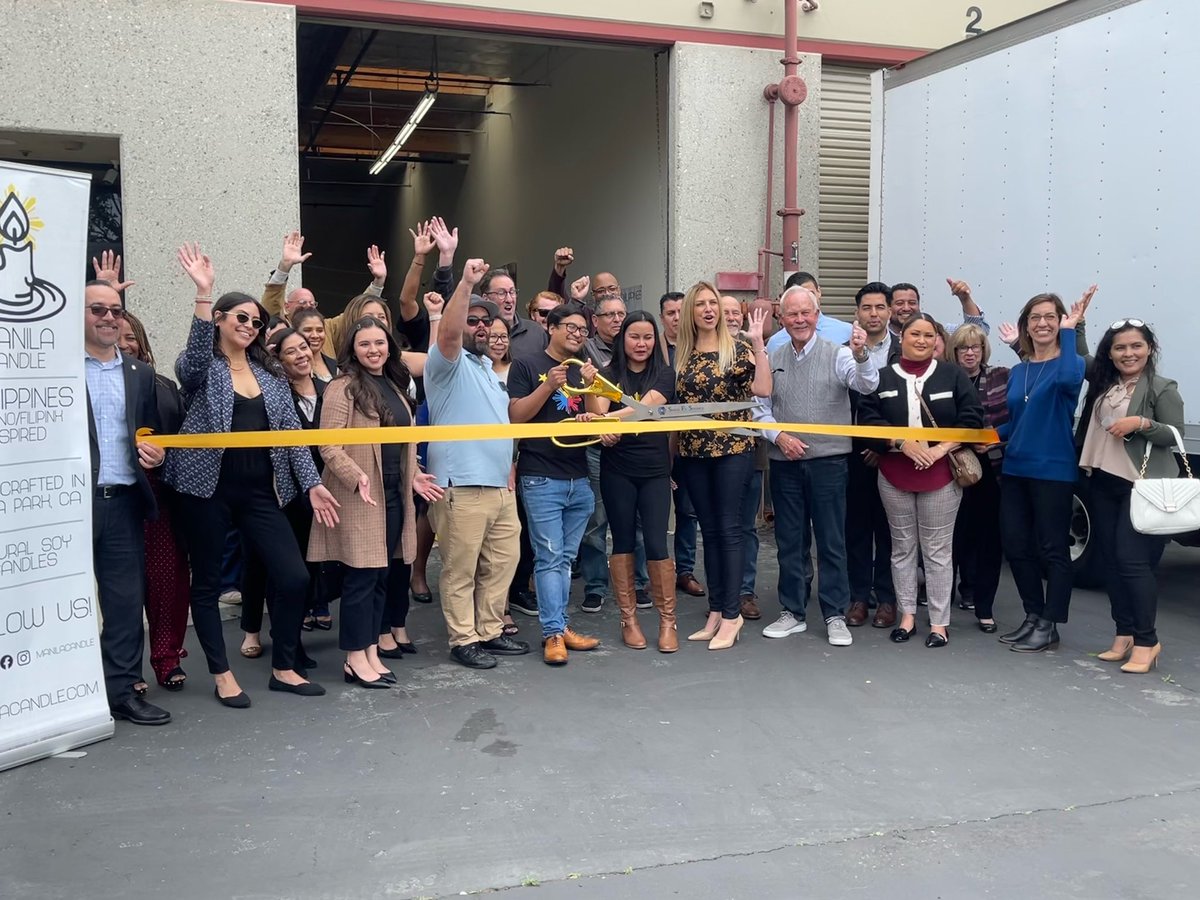 AsmPacheco's tweet photo. Congratulations to Manila Candle on their Ribbon Cutting ceremony. We are thrilled to welcome the beautiful aromas of the Philippines and wish you many years of continued success.
.
.
.
#AD64 #SantaFeSprings #SFSChamber #ManilaCandle #Celebration #RibbonCutting https://t.co/Js9HKrdHdI