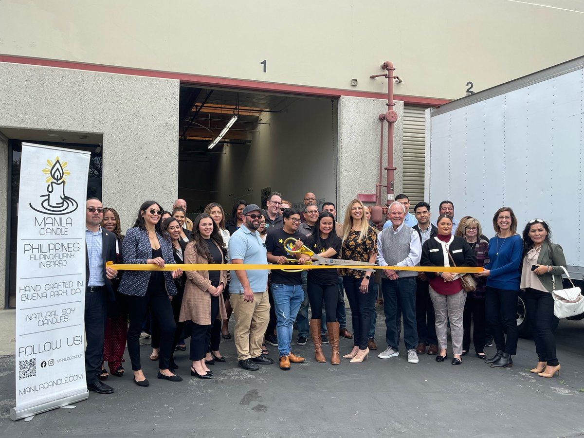 AsmPacheco's tweet photo. Congratulations to Manila Candle on their Ribbon Cutting ceremony. We are thrilled to welcome the beautiful aromas of the Philippines and wish you many years of continued success.
.
.
.
#AD64 #SantaFeSprings #SFSChamber #ManilaCandle #Celebration #RibbonCutting https://t.co/Js9HKrdHdI