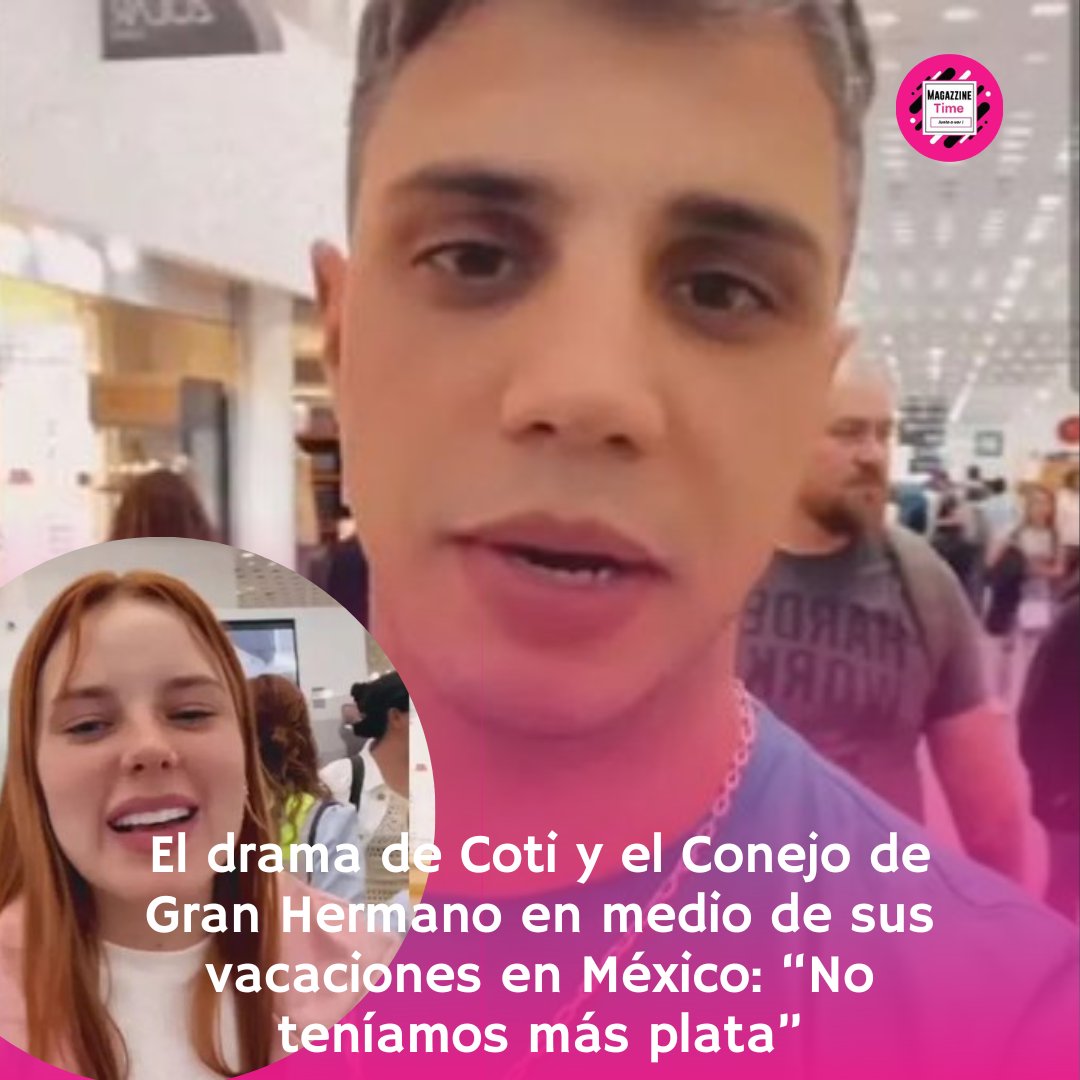 TimeMagazzine's tweet photo. 🇲🇽 Constanza Romero y Alexis “el Conejo” Quiroga de Gran Hermano se fueron de vacaciones a Cancún y de paso festejaron el cumpleaños de la correntina
https://t.co/uqfRDda0EK
#conejo #alexisgh #coti #constanzaromero #cotigh #ghfans #gh2023 #gh2022 https://t.co/Kl7TeaxLPb