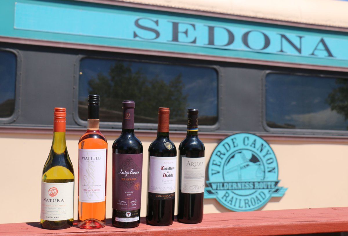 VerdeCanyonRail's tweet photo. The #VerdeValley is known as a wine lover's hot spot- what better pairing for a #WineTasting than journey aboard an authentic #Arizona adventure, #VerdeCanyonRR? #Uncorked #Wine Fest and  #GrapeTrainEscape on-board #WineTasting on select Starlight nights: https://t.co/VGVovlJ27G https://t.co/ANbO3bxlBR