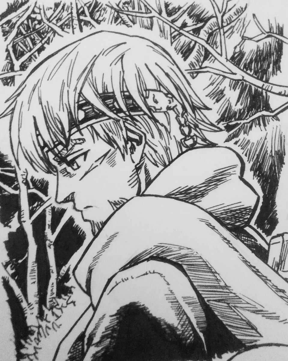 Miteaux2's tweet photo. #inking practice: #canute
#vinlandsaga #manga #drawing #vinlandsagamanga #drawingpractice #inkingpractice #drawinyourstyle https://t.co/TQrjGz8AEX