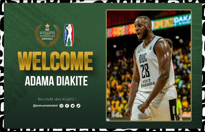 asdouanesbasket's tweet photo. Basketball Africa League saison 3. 
L'AS Douanes renforce son effectif en  recrutant Adama Diakité.
#asdouanesrek #asdouanesbasket #asdouanes🇸🇳  #bal #NBA https://t.co/Nch0bfXc1d