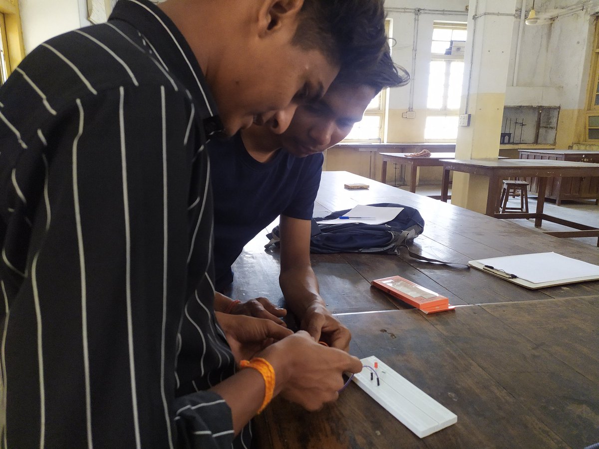 JPatanwadia's tweet photo. Innovation Club Prabodh Level Training Day 1 on #Robotics #Mechatronics #STEMeducation at , J and J college of science with aim to say "I am an Innovator."
@PMOIndia @CMOGuj @kuberdindor @vnehra @mnagarajan @narottamsahoo @InnoClubCHE @InfoGujcost https://t.co/8PqE9oKtdD
