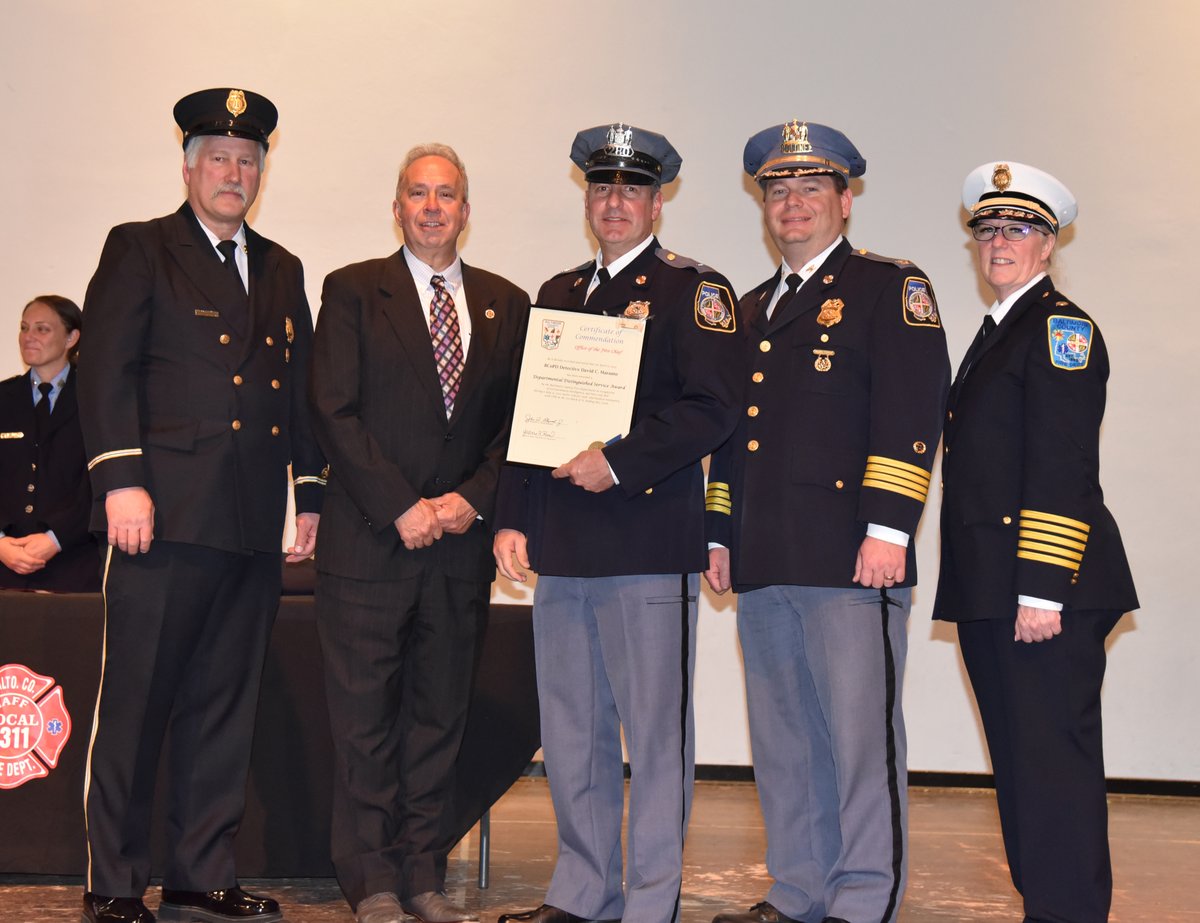 BaltCoFire's tweet photo. BCoFD recently recognized career and volunteer Fire &amp; EMS personnel and several @BaltCoPolice officers for exceptional service over the past year. A list of awardees is available at https://t.co/LRkR7w98c6 https://t.co/ulR8Ykdgme