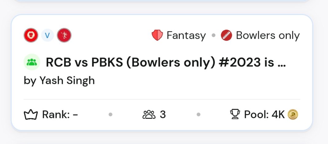 Yash_Explains's tweet photo. If you are a  cricket fantasy lover and searching for a platform with zero investment then @Podeumlive   
is the best place to play and it is also available on playstore . 
You can also win big and withdraw it via phonepay.  https://t.co/F4hCcuboUO
#CricketTwitter #Podeum https://t.co/WBKVbOD3fq