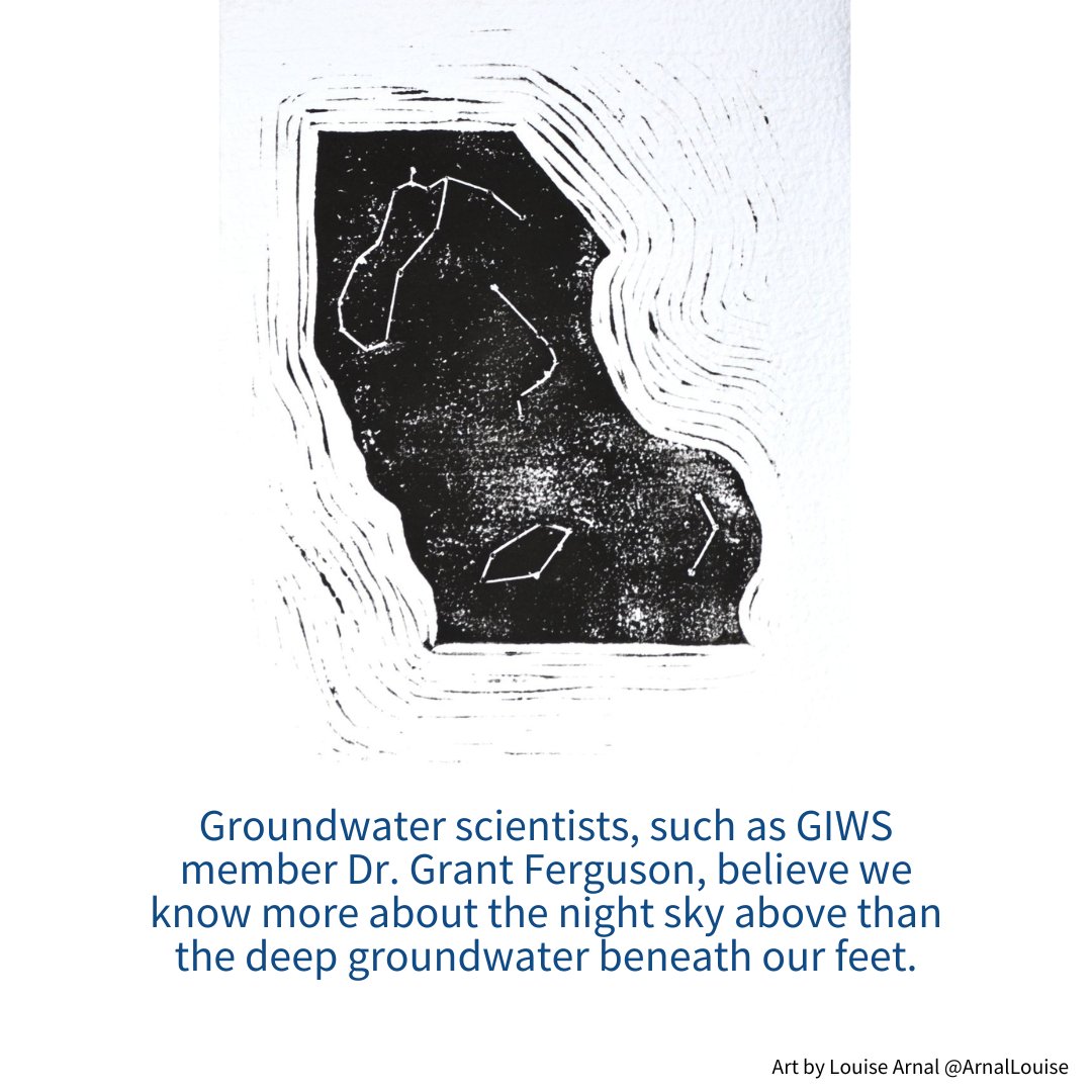 usask_water's tweet photo. In a recent paper in @CommsEarth, #GIWS members @geosomething & Dr. Jeffrey McDonnell unveiled the mysteries of deep groundwater. We likely know more about the night sky than this hidden resource! π https://t.co/STPYWrf5RA
