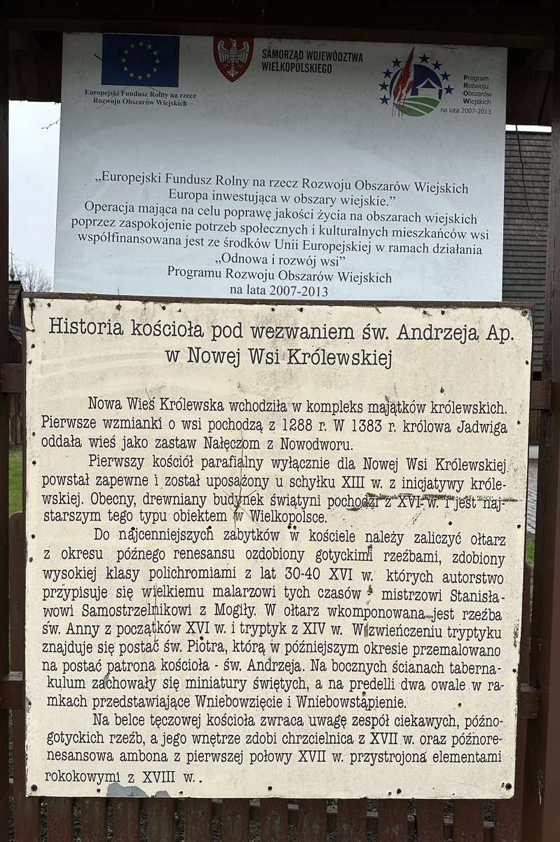 marcin_wlkp's tweet photo. << źródła weryfikują czasy powstania obiektów. W 2018 r. podczas prac remontowych w kościele w Domachowie (Wlkp, pow. gostyński) natrafiono na cześć budynku datowaną na lata 1368-1369, co czyni ten kościół starszym od przedstawionego tutaj.
Dobrego wieczoru dla Was 👋
#MDOZ https://t.co/PRVAB3qA5N