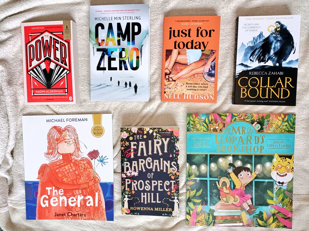 book_bint's tweet photo. Shh... I bought more #books
Don't tell anyone 😉
#BookTwitter #Booktwt
#Waterstones #ThePower #CampZero #JustForToday #TheCollarBound #FairyBargains #TheGeneral #MrsLeopardsBookshop https://t.co/nukFx52DuR