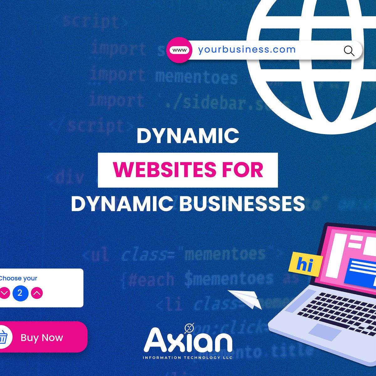 axian_infotech's tweet image. Your dynamic website is your online face and gateway to your business. Let us help you make it count. Contact us today!
#dynamicwebdesign #webdevelopment #websitedesign #onlinemarketing #webdesigner #webdeveloper #businesswebsite #responsive #websitedevelopment