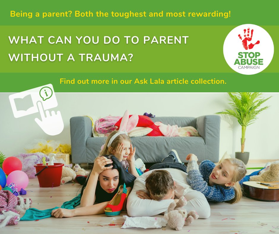AbuseStoppers's tweet photo. Being a parent is not easy. Need some help? Visit our collection of #AskLala articles on how to parent without trauma, find support, resources, and relatable stories:

https://t.co/Xkmtr5FsnW

#Parenting #ACEs #GoodParent #HowToParent https://t.co/edwZBZk28l