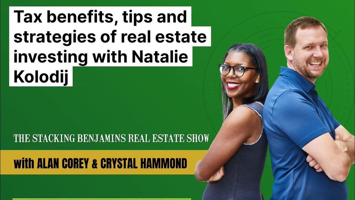 inspiredmoneyfm's tweet photo. Tax benefits, tips and strategies of real estate investing with Natalie Kolodij https://t.co/OsJLQIWdab | Stacking Deeds @RealEstateMaxi @CondoCrystal @StackingDeeds @RETaxStrategist #RealEstate #Investing #TaxBenefits #Tips #Strategies #AlanCorey #CrystalHammond #StackingDeeds https://t.co/YUFa0M4HBi