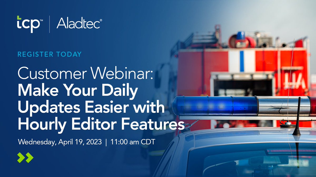 TCP's Aladtec Scheduling tweet media