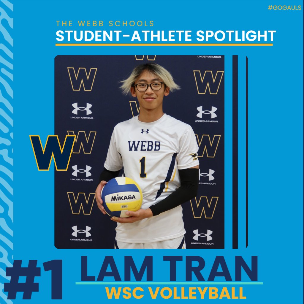 "Lam has proven to be a consistent leader for our team in the backrow as he has earned the position of Libero as well as one of our team captains. Lam gives 110% and I can always count on him to bring lots of energy to the team." - Coach Reynosa Great work, Lam!