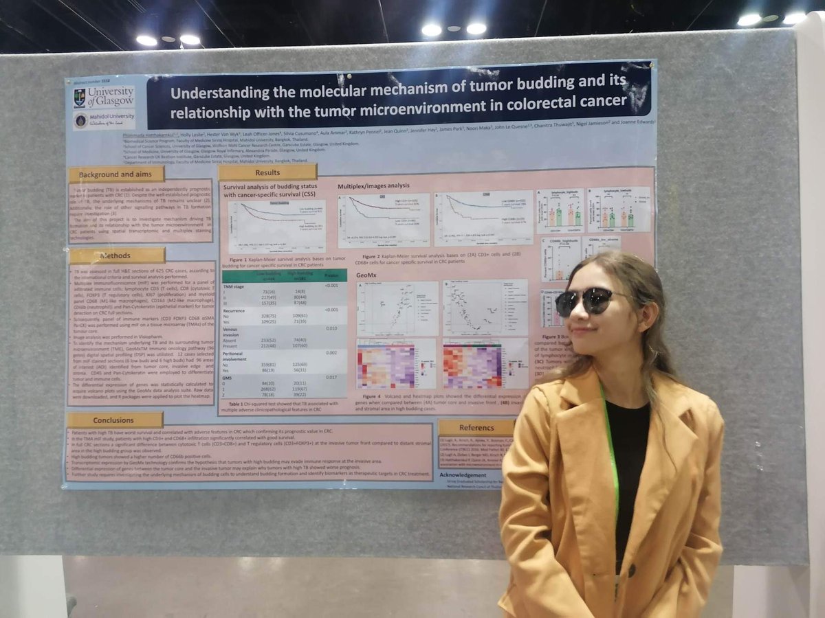 Edwards Lab (@labedwards) on Twitter photo Orlando might be warm and sunny but we are oh so cool and breezy 😎
Its only getting better with this informative poster on the budding in colorectal cancer from <a href="/phimmz/">Phimmada hatthakarnkul</a> 🔬 Orlando might be warm and sunny but we are oh so cool and breezy 😎
Its only getting better with this informative poster on the budding in colorectal cancer from <a href="/phimmz/">Phimmada hatthakarnkul</a> 🔬