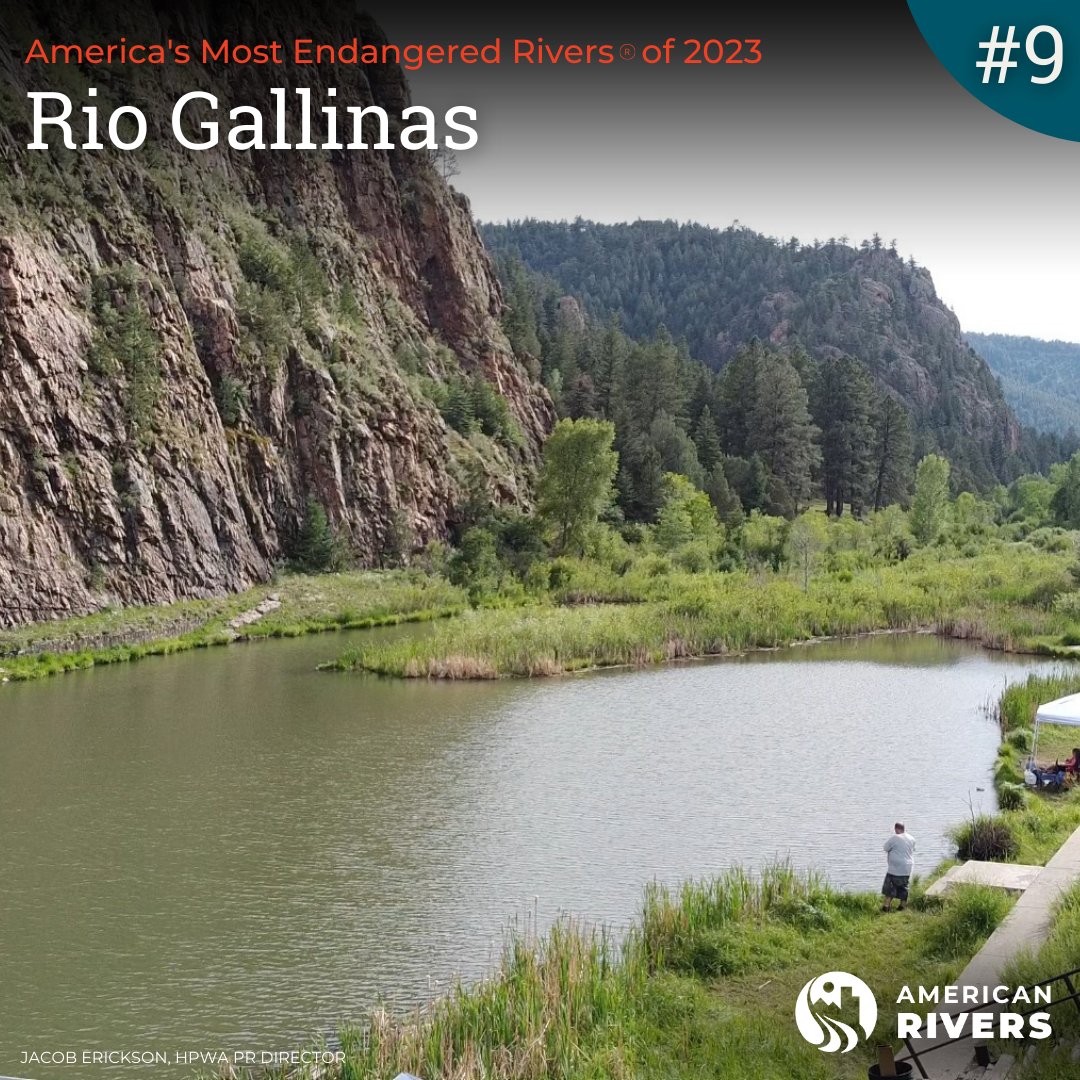 Breaking: @AmericanRivers just named the Rio Gallinas as one of America’s #MostEndangeredRivers of 2023. Stay tuned for direct action you can take to protect the #RioGallinas! @SenatorLujan @MartinHeinrich @RepTeresaLF #newmexico #nmwild #hermitspeakcalfcanyonfire