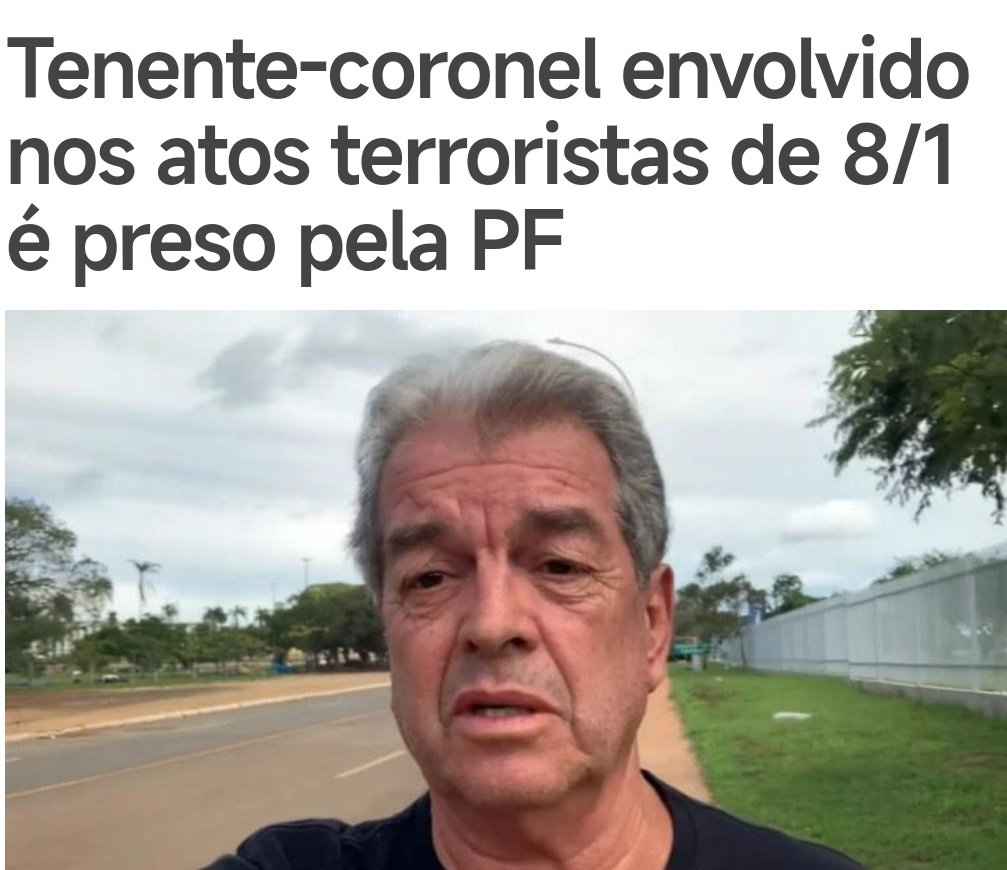 rede_marco's tweet photo. Isso que é uma notícia Republicana.

O 1⁰ militar das forças armadas a ser PRESO pela Polícia Federal é o tenente-coronel da Aeronáutica, Euro Brasílico Vieira Magalhães.
Foi detido no RJ e já se encontra na CADEIA comum. 
Ele é acusado de ter participado dos atos golpistas de 08 de janeiro.
Que venham outros