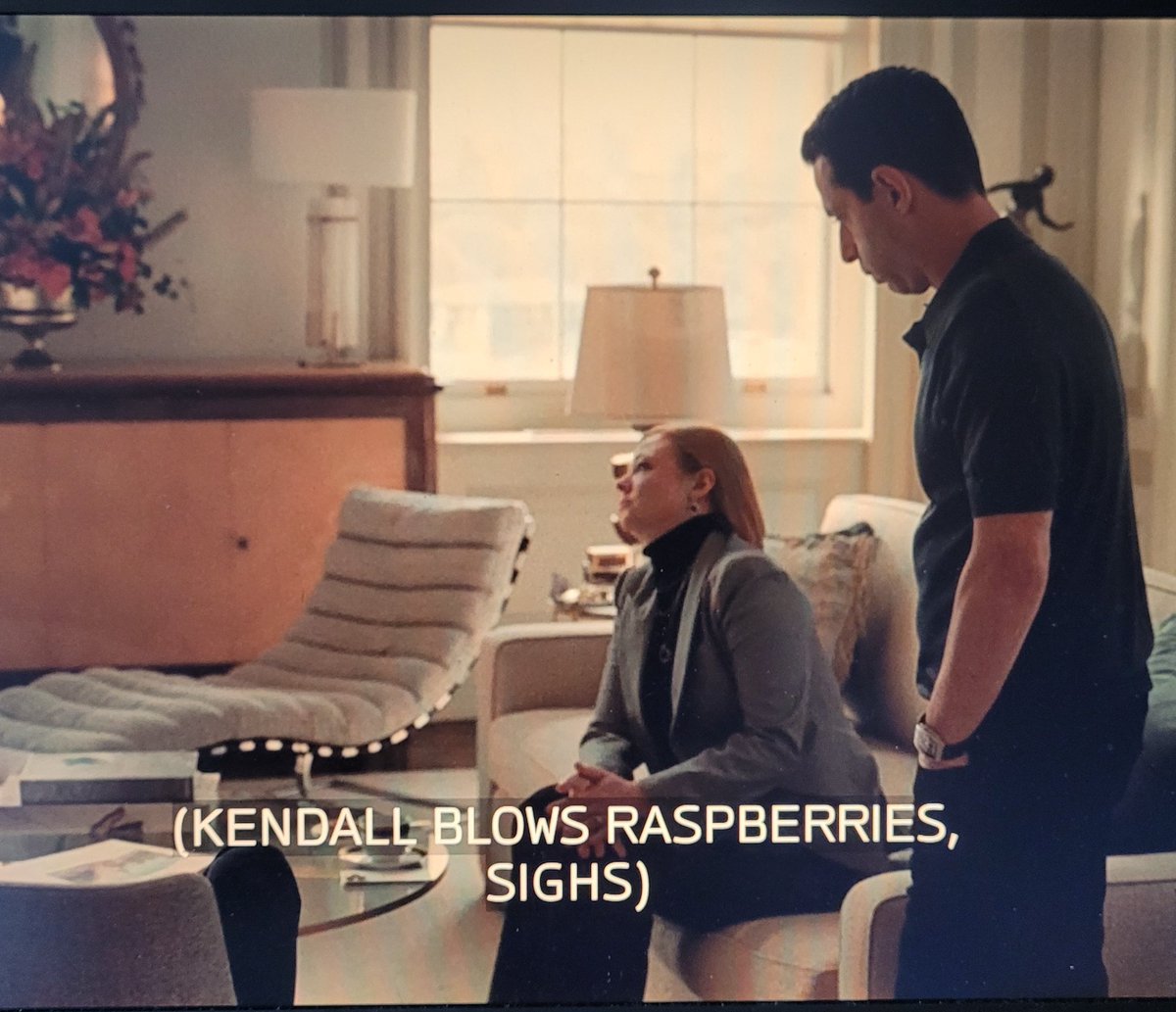 Kendall blows raspberries, sighs