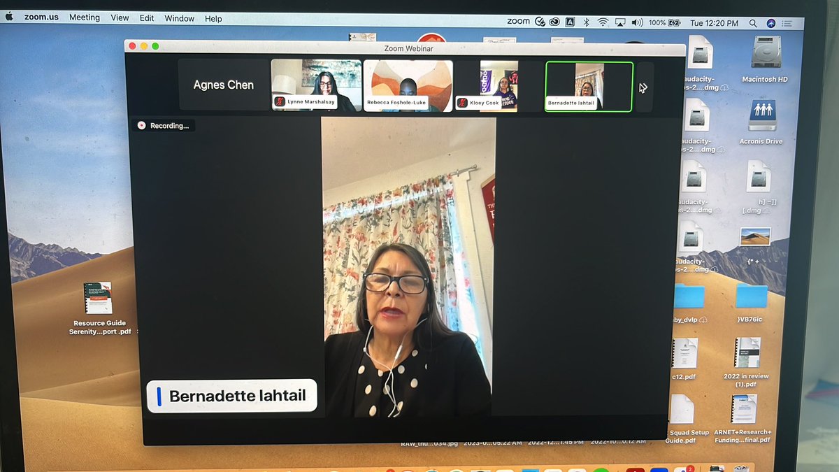 starlings_ca's tweet photo. A time for Accountability webinar happening now (link in bio). Thank you to Elder Linda Johnson for starting our session with a prayer. Starting now: Kloey Cook, Lynne Marshalsay, Bernadette Iahtail, and Serentity’s family sharing their stories. #beyondrecommendations #abpoli https://t.co/lTUvVSuMVi