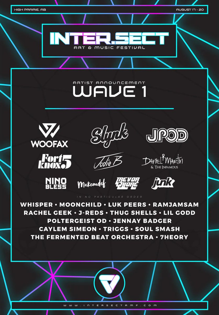 poltergeist_od's tweet photo. STACKED π₯π₯π₯
I'm so excited to be on this lineup!!
#Alberta #MusicFestival #Festival #InterSectAMF https://t.co/fnBBhatoAZ