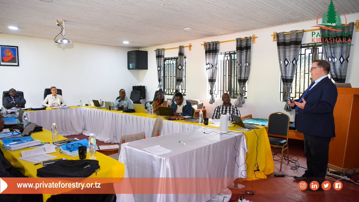 PlantationPfp2's tweet photo. Dr. Hassan Abbas, The Permanent Secretary MNRT today April 18, 2023 chaired meeting sessions for   PFP 2 which was held at   FWITC at  Mafinga - Iringa region. The meeting  was also  Co-chaired by H.E Mrs. Theresa Zitting  Ambassador of Finish Embassy in Tanzania.

#PFP2. https://t.co/NRyhw8f6oG