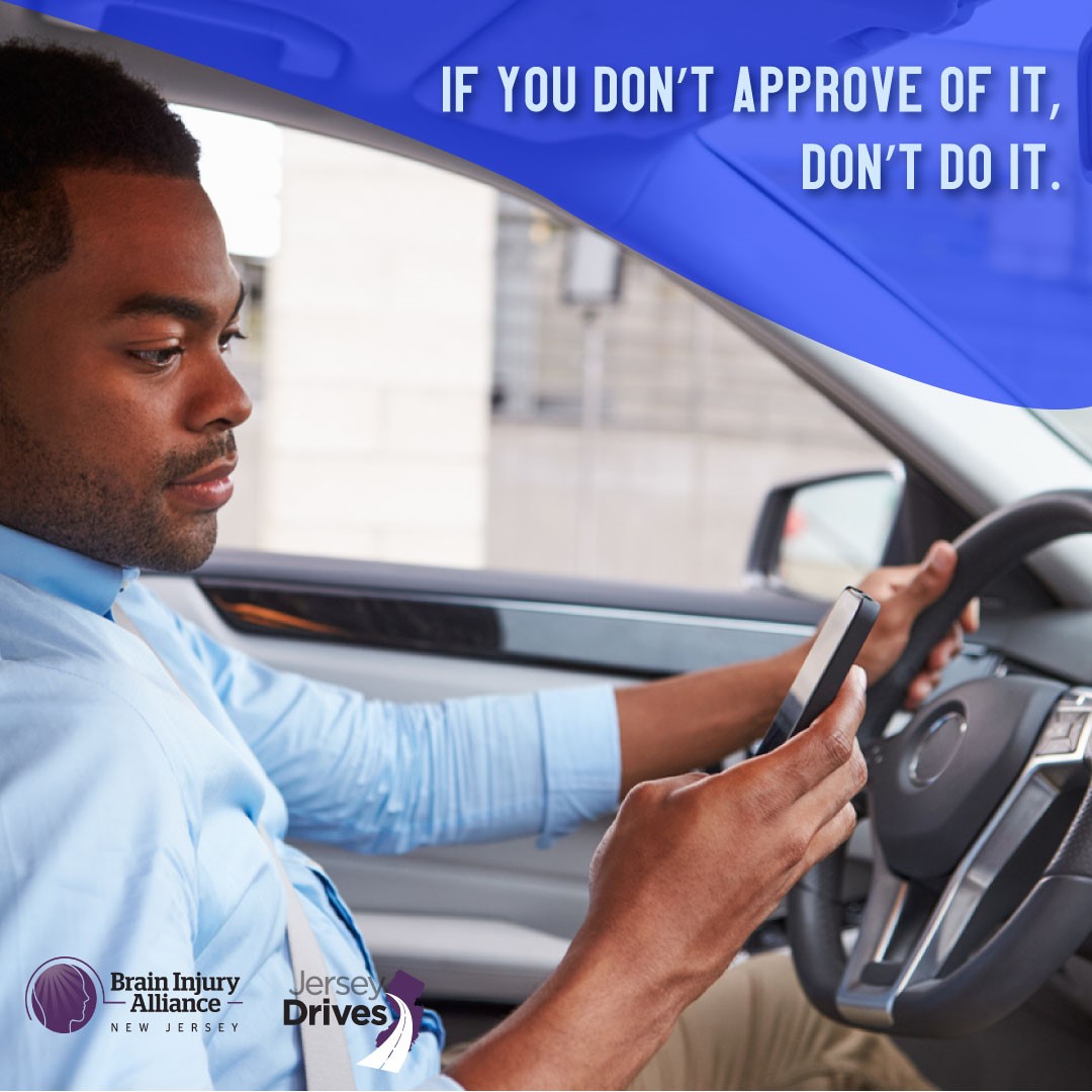 Many of us have a misconception that other people feel texting and driving is socially acceptable. But research has found that over 95% of drivers socially disapprove of texting and driving.#Distracteddrivingawarenessmonth #JerseyDrives #SafeRoadsNJ