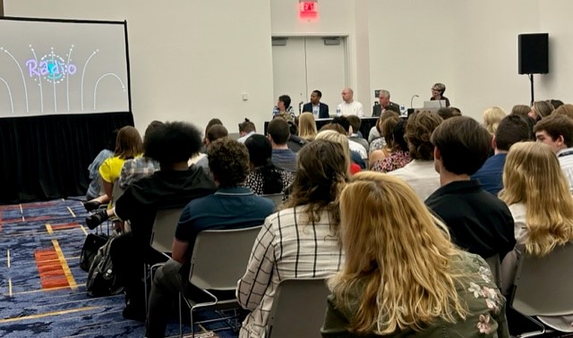 your_RAB's tweet photo. What was team RAB doing at @NABShow yesterday? We were meeting with this year's Student Scholars and recording more content for the Radio on Main Street podcast! 

#RadioWorks https://t.co/XfeJX7igXh