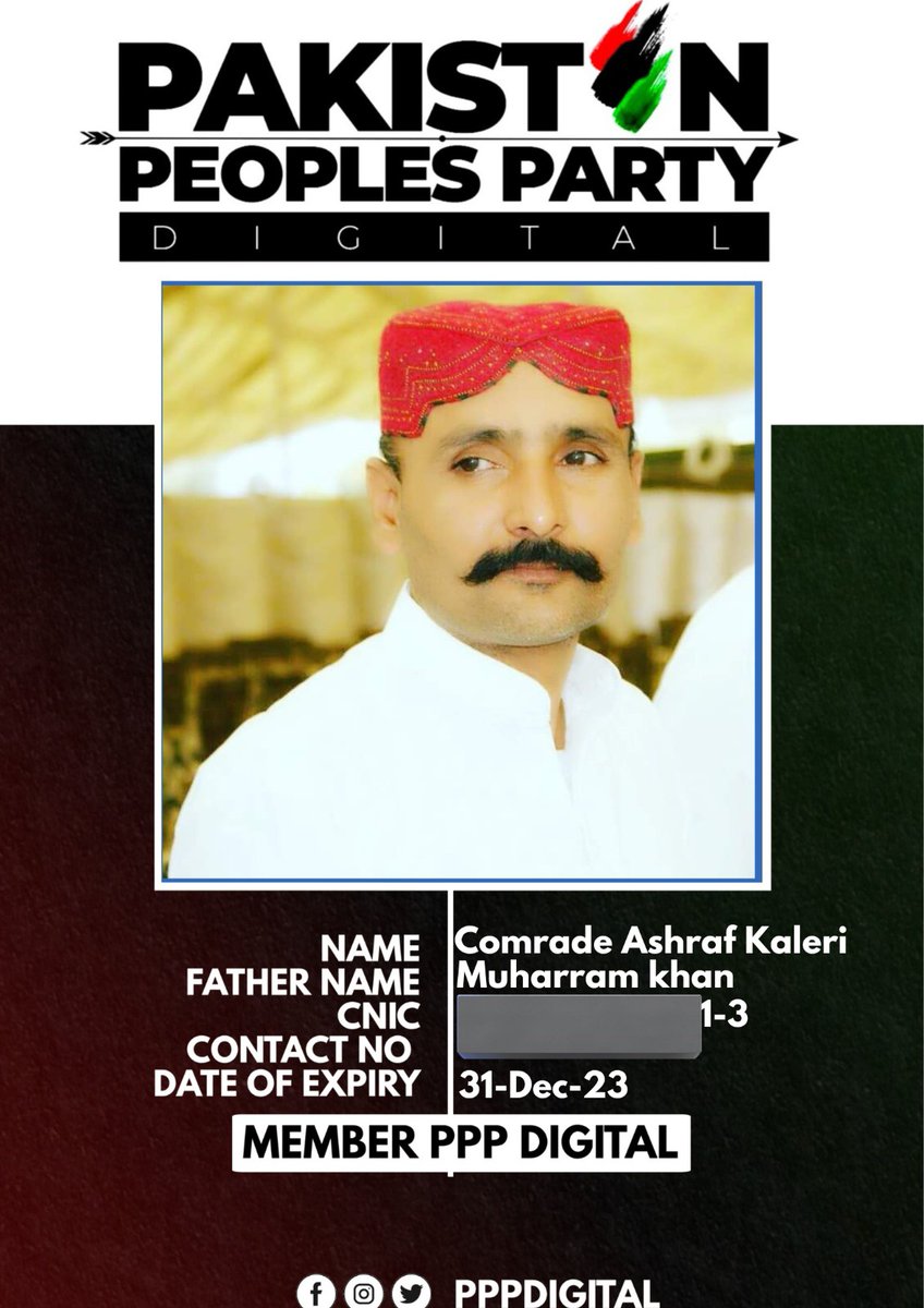 PPPStarPak's tweet image. سینئر سوشل میڈیا ایکٹوسٹ سینئر جیالا بائے برتھ کامریڈ محمد اشرف کلیری سابقہ نائب صدر پاکستان پیپلز پارٹی 🇱🇾 تعلقہ حیدرآباد رورل 
@KaleriAshraf