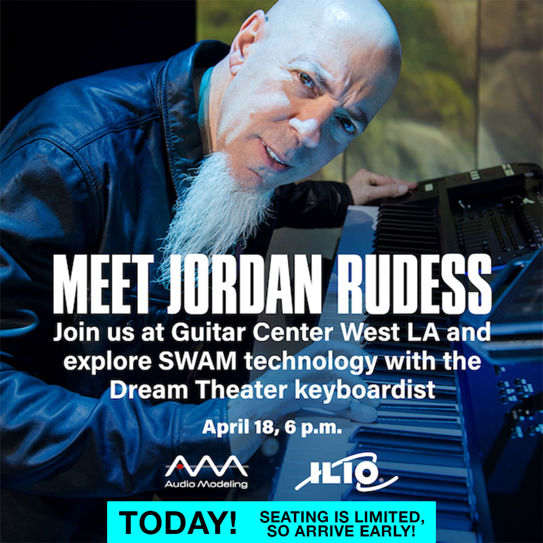 ILIO (@ilio_official) on Twitter photo TODAY IS THE DAY!
Join us this evening, 6PM, at <a href="/guitarcenter/">Guitar Center</a> West LA and explore <a href="/AudioModeling/">Audio Modeling</a> SWAM technology with keyboardist extraordinaire, <a href="/Jcrudess/">Jordan Rudess</a>
ilio.com/blog/jordan-ru…
See you there! TODAY IS THE DAY!
Join us this evening, 6PM, at <a href="/guitarcenter/">Guitar Center</a> West LA and explore <a href="/AudioModeling/">Audio Modeling</a> SWAM technology with keyboardist extraordinaire, <a href="/Jcrudess/">Jordan Rudess</a>
ilio.com/blog/jordan-ru…
See you there!