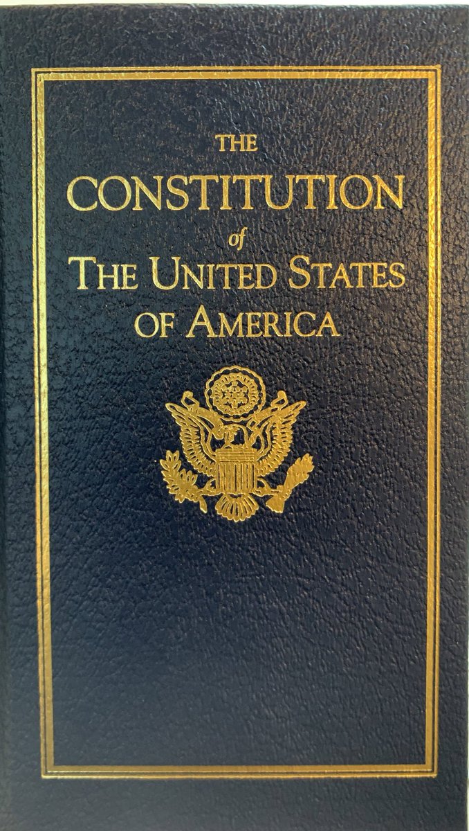 KSRadhakrish's tweet photo. Recently got a latest copy of the #US_Constitution - being the country whose Presidential system  many nations copied. Didn’t realize just how small a doc it is - 30 small pages in this edition. 
235 years old .Like a footnote compared to the Indian Constitution. Is India’s Constitution perhaps too detailed…

Written in 1787, ratified in 1788, and in operation since 1789, the United States Constitution is the world's longest surviving written charter of government. Its first three words – “We The People” – affirm that the government of the United States exists to serve its citizens.

Constitution of the United States -  Senate. gov
Ratified: June 21, 1788
Created: September 17, 1787
Amendments: 27
Branches: 3
Executive: President
System: Constitutional presidential federal republic
First court: February 2, 1790