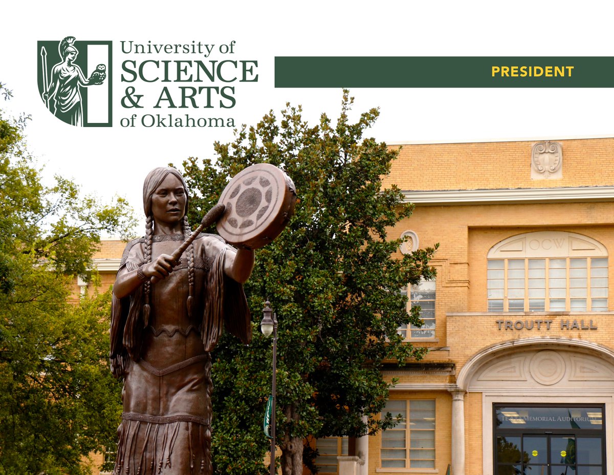 HELeaderSearch's tweet photo. The University of Science &amp; Arts of Oklahoma @usaodrovers is seeking a new President. Candidates will be considered through 4/28/23 and the position starts summer 2023. To view the Profile, Apply or Nominate someone, go to https://t.co/KIIHjIu6eu. https://t.co/erw51HXTUq