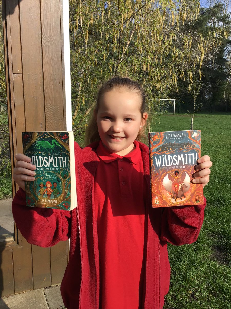 SheepyPrimary's tweet photo. V proud of Maybel’s enthusiasm for reading! Mrs Goadby’s @_Reading_Rocks_ box contained the first #Wildsmith book by @lizziebooks which she was first to read.  She loved it so much that she couldn’t wait for the 2nd book to be released &amp; has finished it already! Well done!  💕⭐️ https://t.co/vjdqEPvAKn