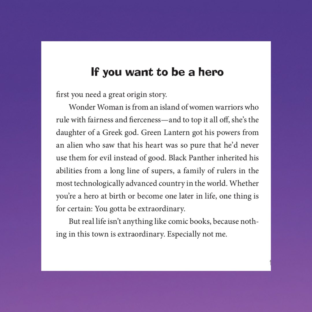 byleahjohnson's tweet photo. Two weeks until my queer middle grade superhero origin story is out, and I’m thinking a lot about the landscape its coming into. About the kids who wake up every day and face down a world that tells them they’re unworthy. You’re destined for great things, kiddo. Believe that. https://t.co/SqHcQj487R