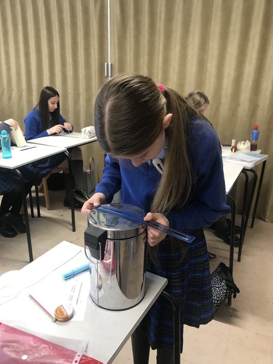 FHSWellbeing's tweet photo. S1 are investigating pi.They used lots of items around the room to investigate the relationship between circumference and diameter. Well done S1, a great start to the new term. #FenhillS1Maths #ThisIsWhereIBelong https://t.co/pB7PV3F0jy