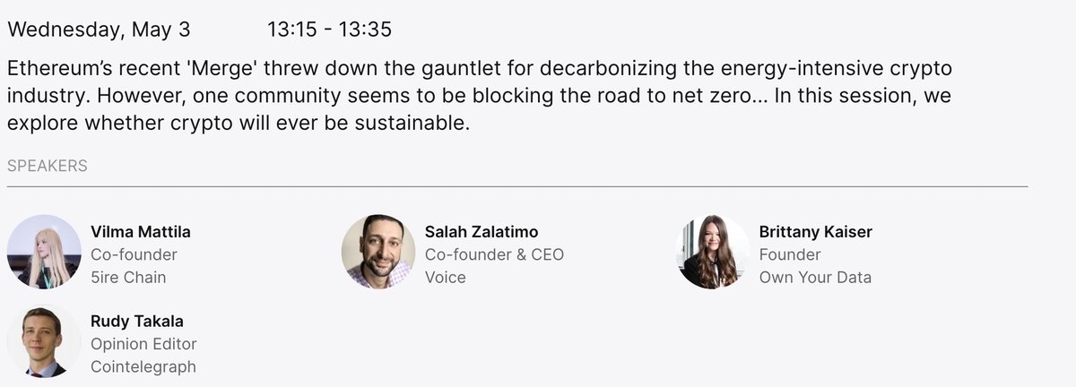 RudyTakala's tweet photo. Looking forward to moderating this panel at @WebSummitRio with @OwnYourDataNow @Voicehq @Cryptoideas
See you all in Barra da Tijuca in two weeks ๐ง๐ท
#WebSummitRio https://t.co/UjzAC6RlsC