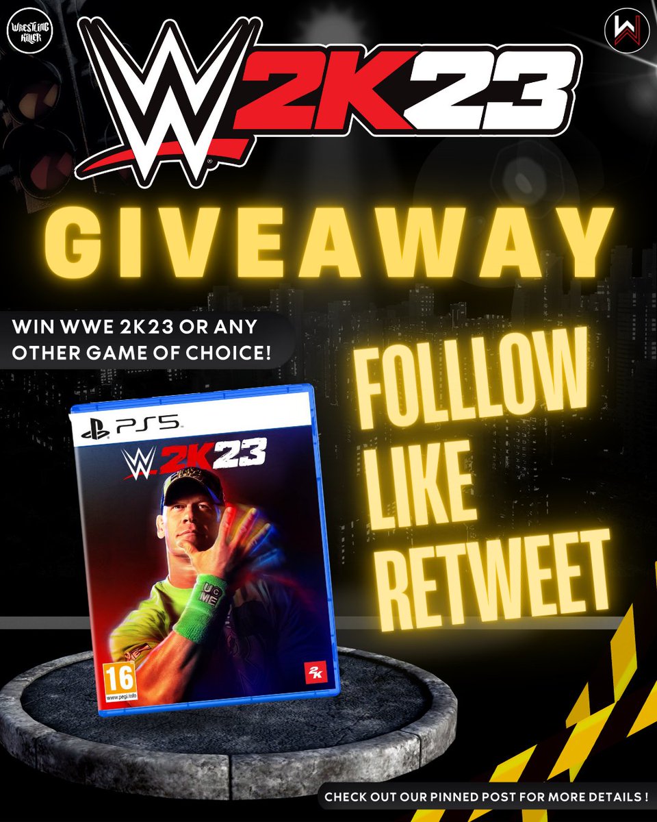 finnafightt's tweet photo. 🚨 #WWE2K23 Giveaway! 🚨 

We're giving away a copy of #WWE 2K23! Like, RT &amp; tag a friend now to gain ANOTHER ENTRY and increase your chance of winning!

You have to be following us to qualify! Check out our pinned posts for more details. https://t.co/QuKSzEwQQe