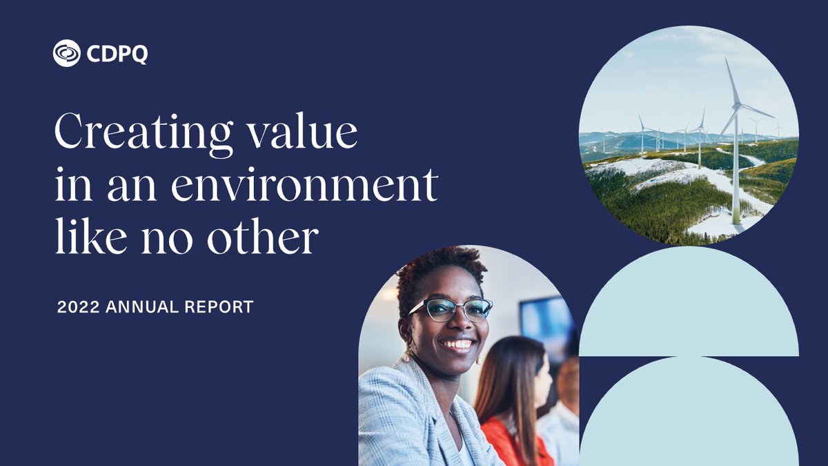 CDPQ releases its 2022 Annual Report. bit.ly/3ULK4Cs
