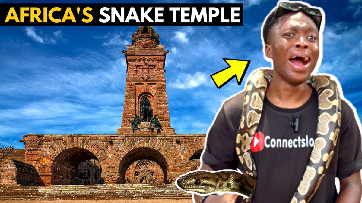 ConnectsLog_tv's tweet photo. I Visited Africa's Enchanting Royal Python Temple Video Link : https://t.co/BcUuKkgWum #ouidah #snaketemple #connectslogtv https://t.co/Q97pQrgTuK