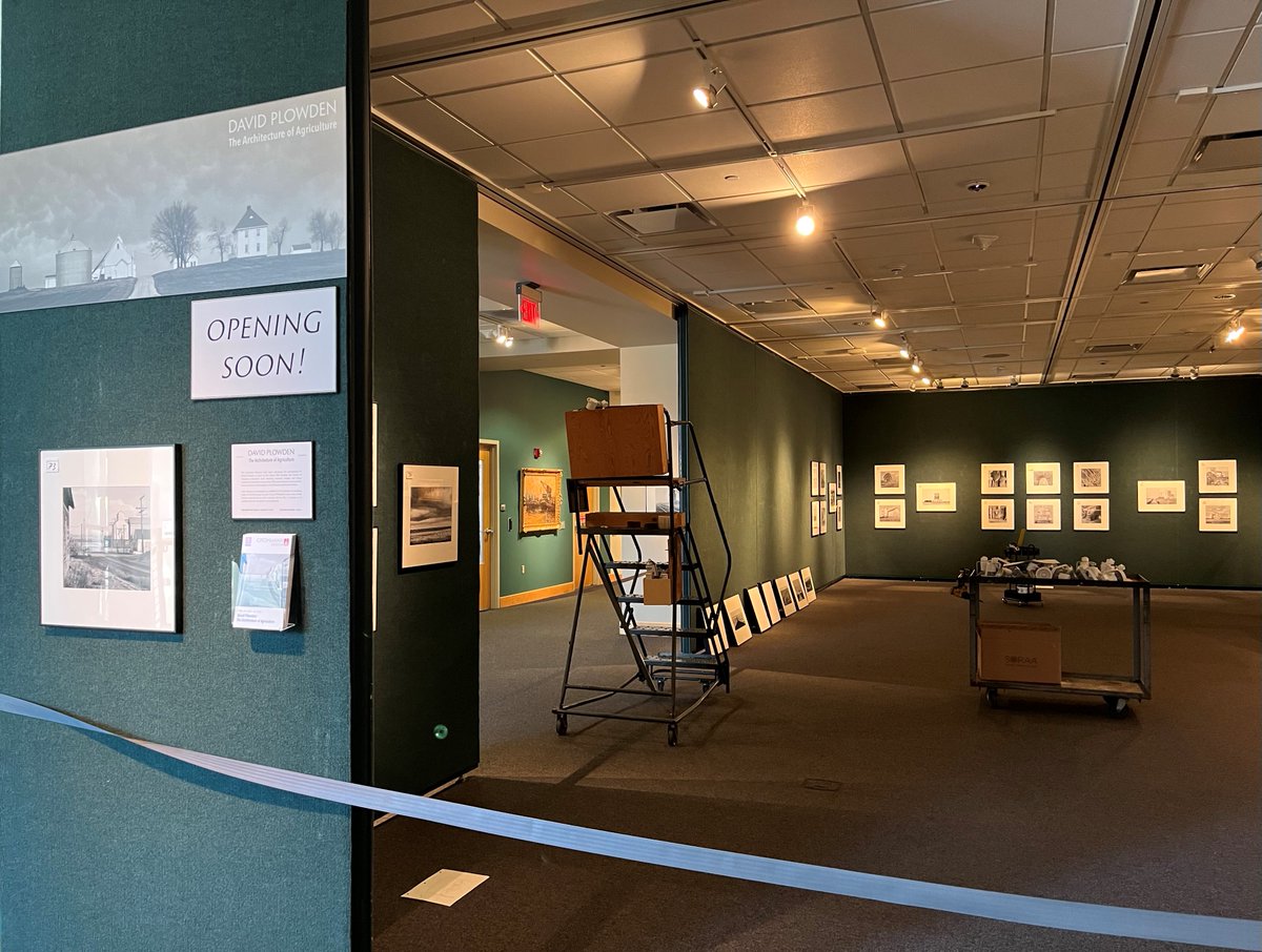 GrohmannMuseum's tweet photo. The Museum’s new exhibit is coming soon! “The Architecture of Agriculture” showcases the photography of David Plowden in honor of the artist’s 90th birthday. Over 50 years of photos are distilled in this collection of vanishing views of America’s past. The exhibit opens this Fri! https://t.co/PQZyPg2vEH