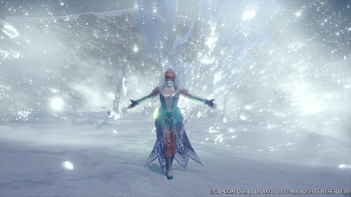 taintedmantis's tweet photo. I HAVE SUCCESSFULLY TAKEN A BRAND NEW ELSA PHOTO. IT IS SO GOOD IT NEEDS TO BE IN ALL CAPS. (CLIP COMING)
#Sunbreak #Velkhana #HunterGram #MHRise #MonsterHunter #NintendoSwitch #Frozen https://t.co/sY0VulYAMg