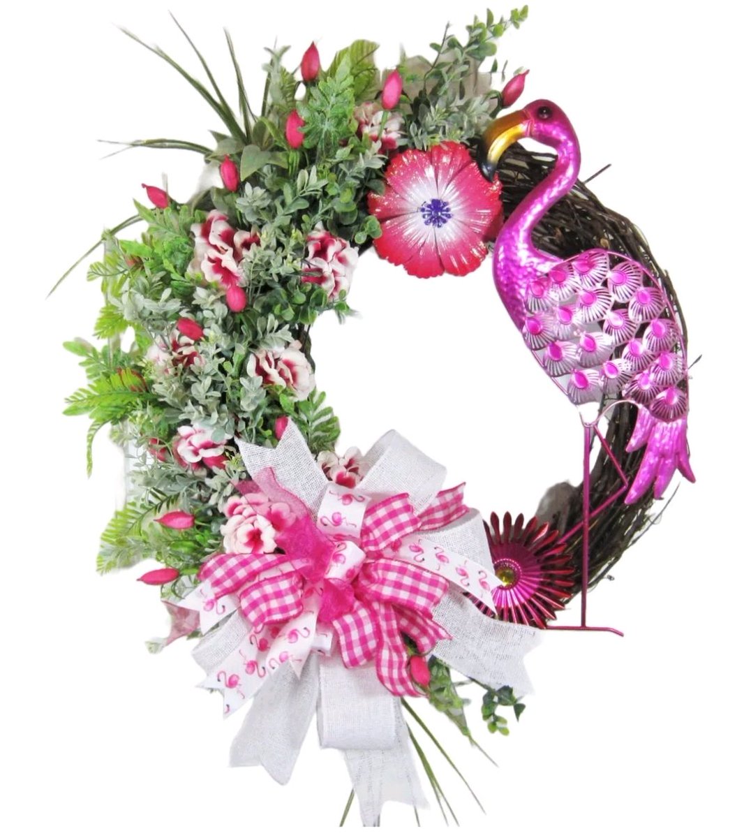 AllThingsTrendy's tweet photo. Our new Flamingo Door Wreath now available in our Etsy Store. Check link in bio for more details. More wreaths will be added soon so check back often. 
#Flamingo #flamingowreath
#flamingolovers #flamingoparty #springwreath #pinkdoorwreath https://t.co/CO3MPuj2AD