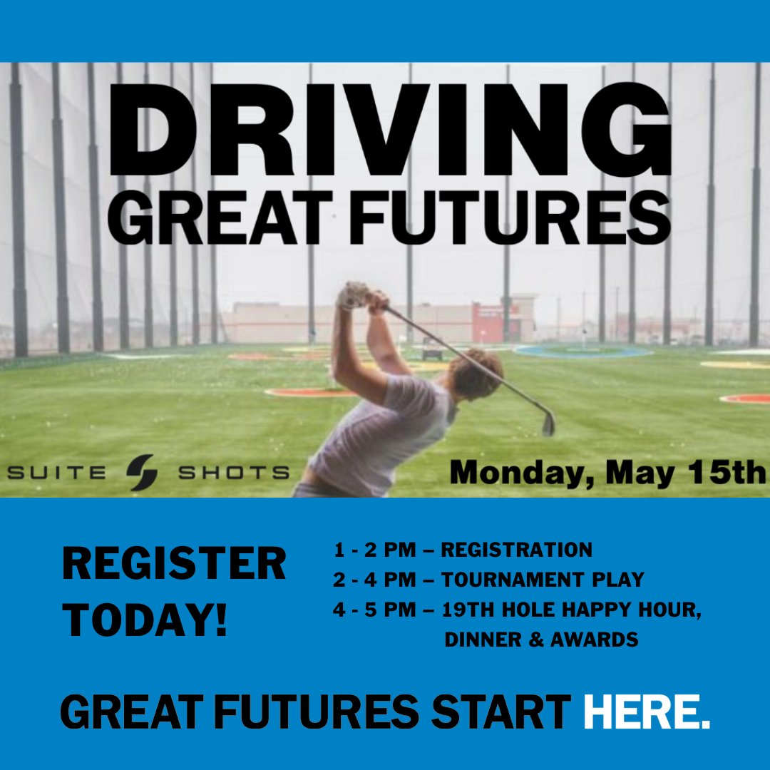 BGCRRV's tweet image. Are you itching to get golfing? ⛳
SUPPORT BGC at our Driving Great Futures Charity Golf Tournament!
Monday, May 15th at @Suite_Shots Our Club kids thank you!
bgcrrv.org/events
#BGCRRV #GreatFuturesStartHere #SuiteShots