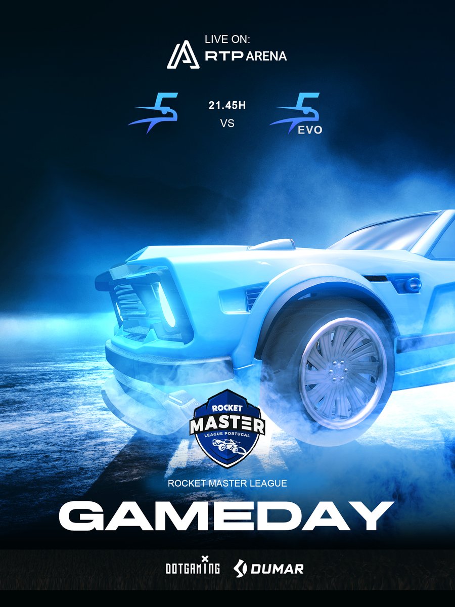 🔵GAMEDAY⚪️

It's that time of the year... 😳
Hoje temos um Derby entre as duas equipas. Que ganhe o melhor.

🏆 <a href="/rocketleague_pt/">Rocket Master League Portugal</a> 
⏰ 22.30h
📺twitch.tv/rtparena